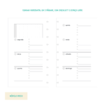 Refil Disco Semana Horizontal Não Datado (SH01)