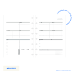 Refil Disco Semana em Quadrante Não Datado (SQ01-P)