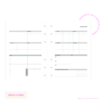 Refil Fichário Semana em Quadrante Não Datado (SQ01-P)