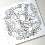 Caderno de Colorir "O mundo fofo dos gatos" - Imagem 2