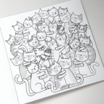 Caderno de Colorir "O mundo fofo dos gatos" - Imagem 5