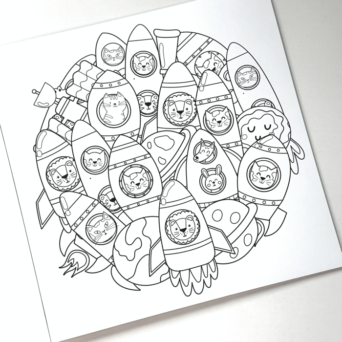 Caderno de Colorir "O mundo fofo dos gatos" - Imagem 4