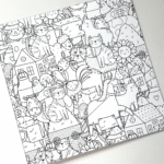 Caderno de Colorir "O mundo fofo dos gatos" - Imagem 3