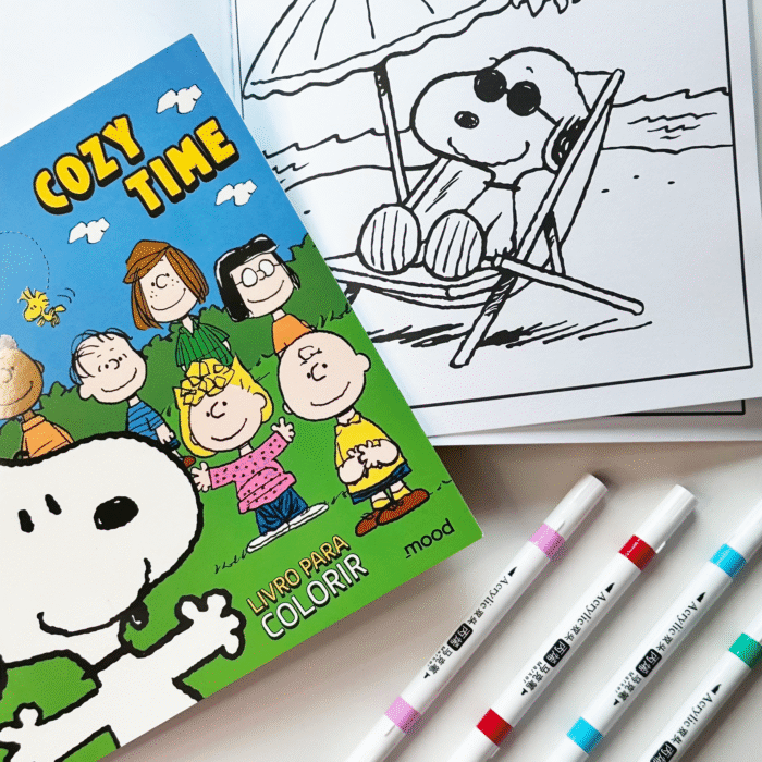 Caderno de Colorir do Snoopy - Imagem 1