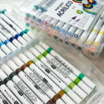 Marcador Acrílico para Colorir, 36 Cores