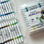 Marcador Acrílico para Colorir, 36 Cores - Imagem 6