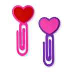 Clips Marcador Gigante Coração