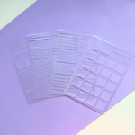 Kit Stencil Transparente Completo (4 unidades)