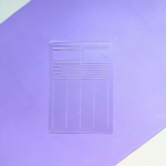 Stencil Transparente Semana em Duas Páginas