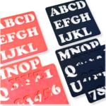 Kit Stencil de A até Z